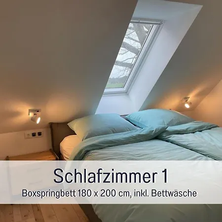 Meine Schule Sehlingen, Familien & Generations Landurlaub, Freunde & Team-auszeit, Workation, Sauna, Ruhe & Erholung, Niedersachsen, Verden, Hamburg, Bremen, Lueneburger Heide, Heide Park 38 Km , Serengeti Park 39 Km, Weltvogelpark 22 Km Apartmán