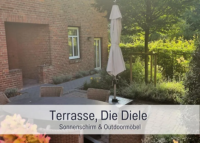 公寓 Meine Schule Sehlingen, Familien & Generations Landurlaub, Freunde & Team-auszeit, Workation, Sauna, Ruhe & Erholung, Niedersachsen, Verden, Hamburg, Bremen, Lueneburger Heide, Heide Park 38 Km , Serengeti Park 39 Km, Weltvogelpark 22 Km Kirchlinteln